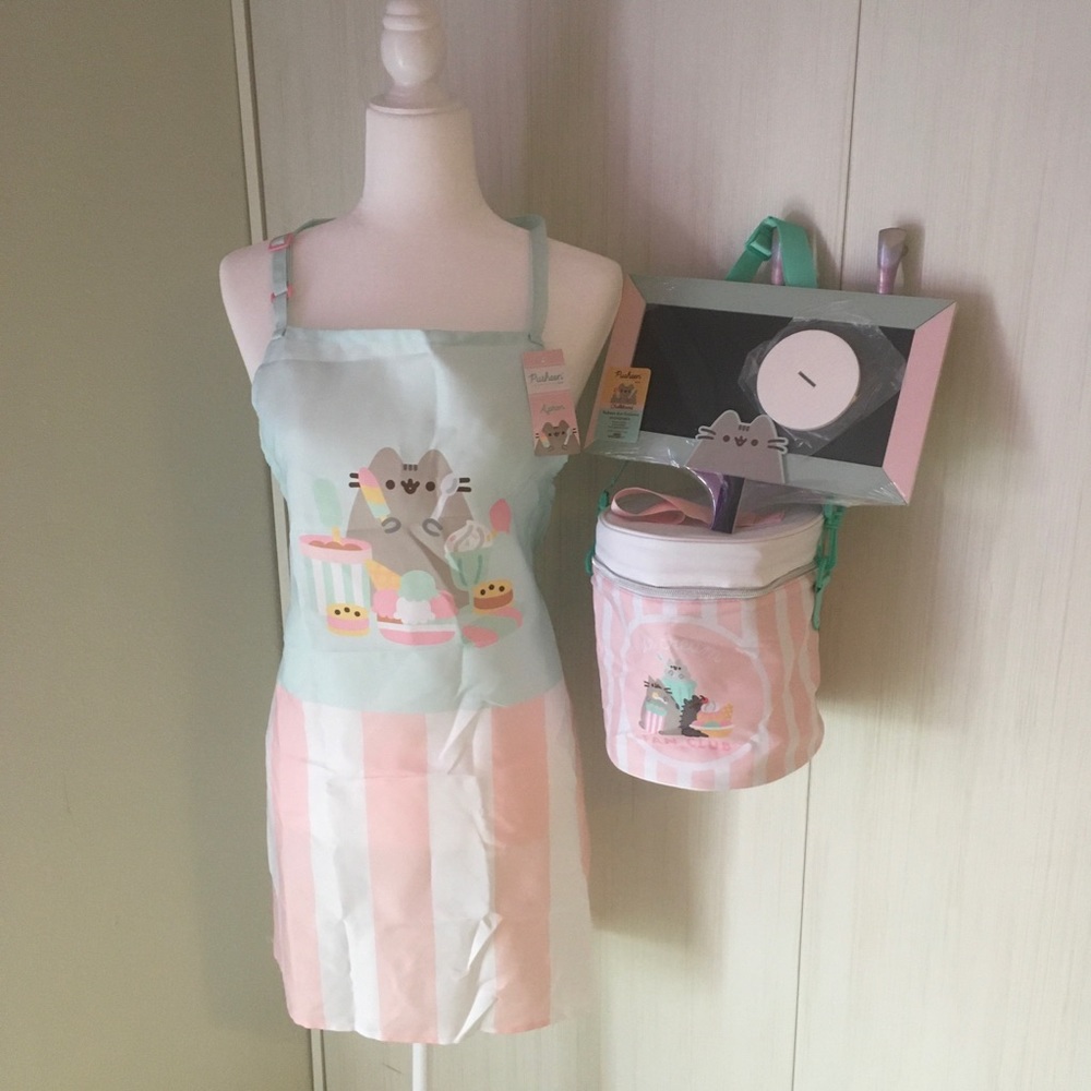 Ice Cream PUSHEEN set.  Pushed box exclusive items